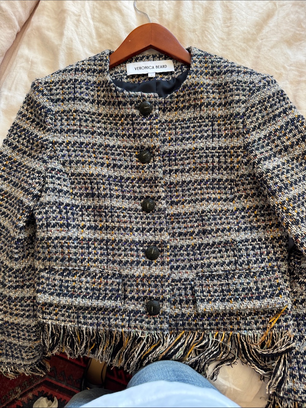 Veronica Beard Lyons Fringe Blazer - Picture 4 of 14